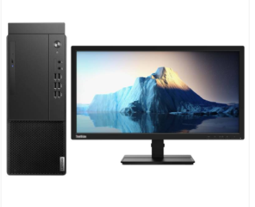 联想/LENOVO 启天M433-A185+ThinkVision TE22-14 酷睿 I3-10105/21.45/集成显卡/共享内存/256GB/无/Windows 11/4GB/台式计算机