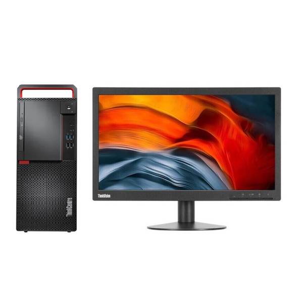 联想/LENOVO 开天M630Z-D028+ThinkVision TE20-19（19.5英寸）主机+显示器 台式计算机