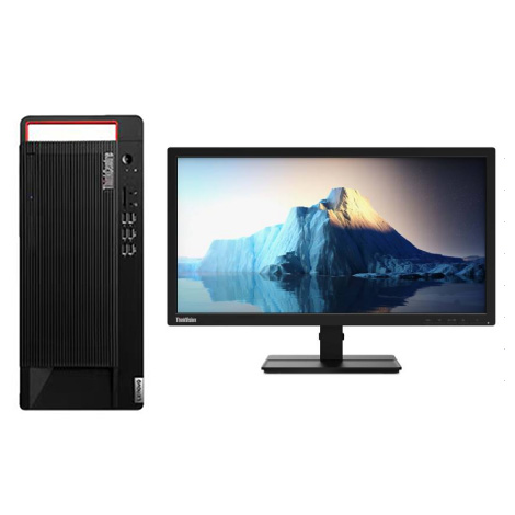 联想/LENOVO ThinkCentre M737t-D023+TE22-14 酷睿 I5-10400/21.45/集成显卡/共享内存/256GB/1TB/Windows 11家庭中文版/8GB/台式计算机